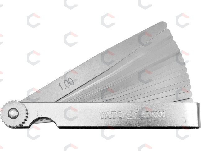 Tarpumačiai | 0,02-1 mm | 17 vnt. (YT-7220) Tarpumačiai | 0,02-1 mm | 17 vnt. (YT-7220)