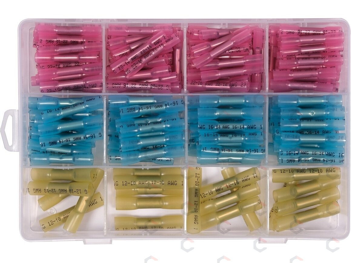 Termo gilzių / movų rinkinys | su variu | 0,5-6 mm | 220 vnt. (YT-81461) 1 Termo gilzių / movų rinkinys | su variu | 0,5-6 mm | 220 vnt. (YT-81461) 1