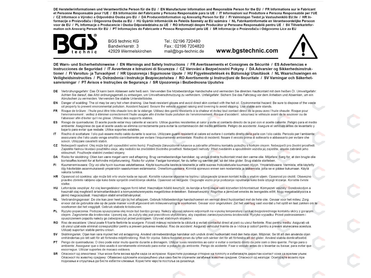 Tepalų išleidimo įrankių rinkinys visiems automobiliams (1015) 6 Tepalų išleidimo įrankių rinkinys visiems automobiliams (1015) 6