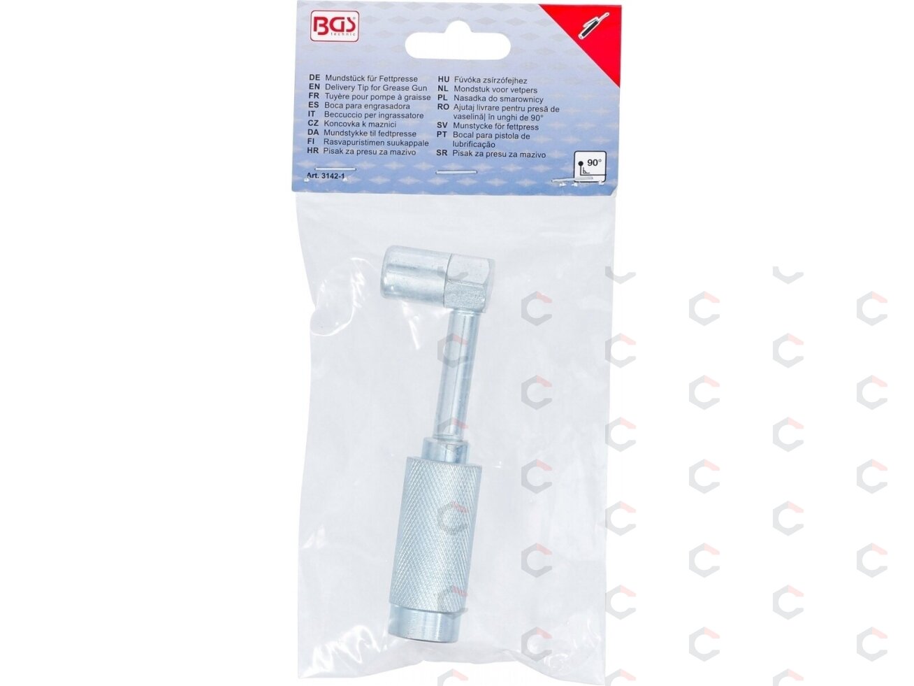 Tepalo adapteris tepalo pistoletui | 90° kampu (3142-1) 2 Tepalo adapteris tepalo pistoletui | 90° kampu (3142-1) 2