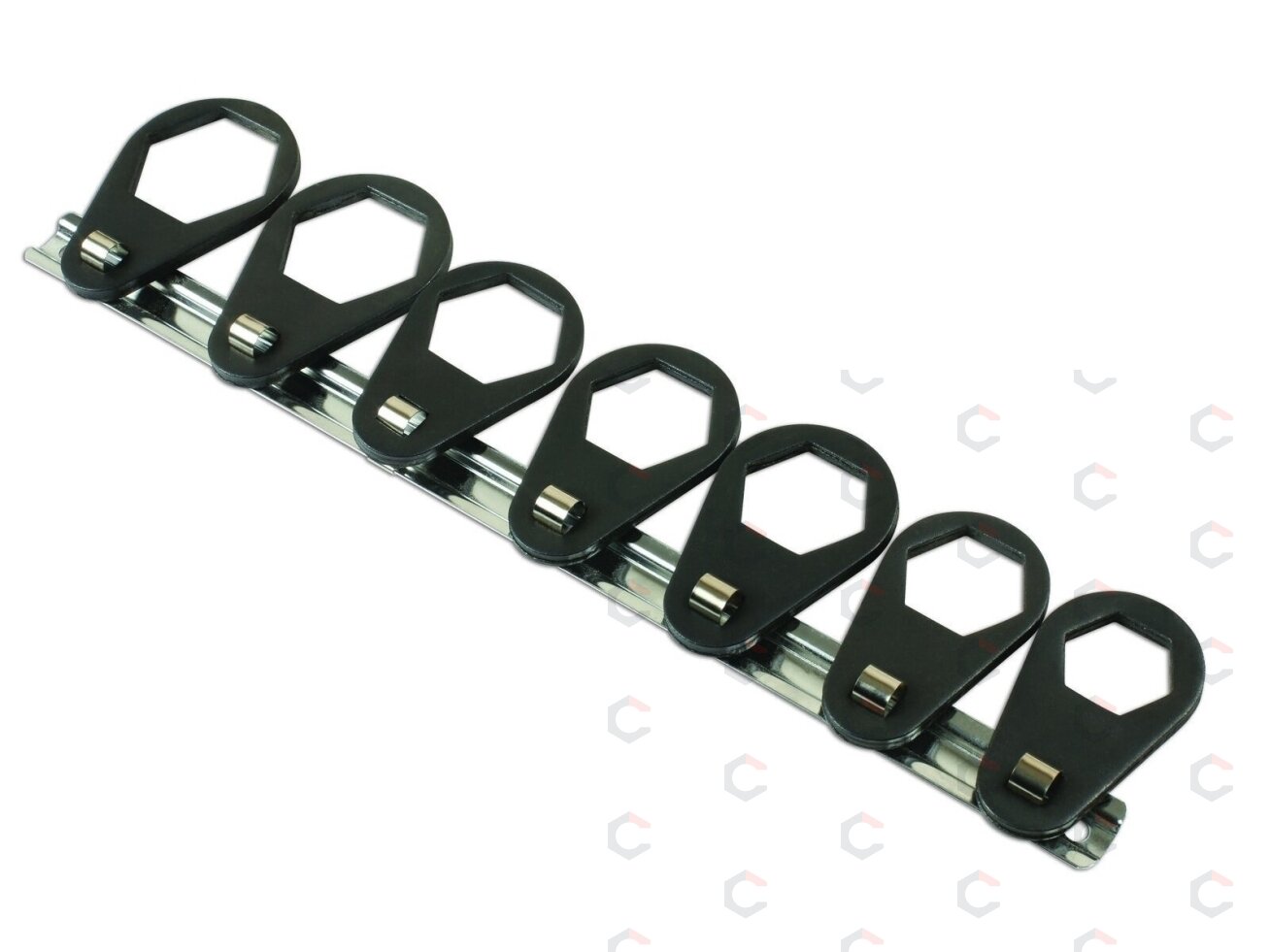 Tepalo filtro raktų rinkinys | 24 - 38 mm | 7 vnt. (SK8659) 4 Tepalo filtro raktų rinkinys | 24 - 38 mm | 7 vnt. (SK8659) 4