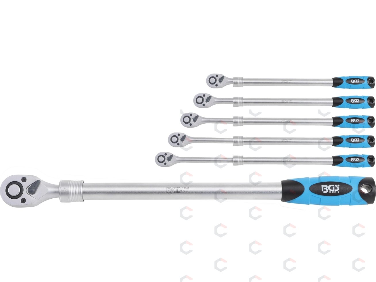 Terkšlė galvutėms ištraukiama | 12,5 mm (1/2") | 450 - 610 mm (25108) 8 Terkšlė galvutėms ištraukiama | 12,5 mm (1/2") | 450 - 610 mm (25108) 8