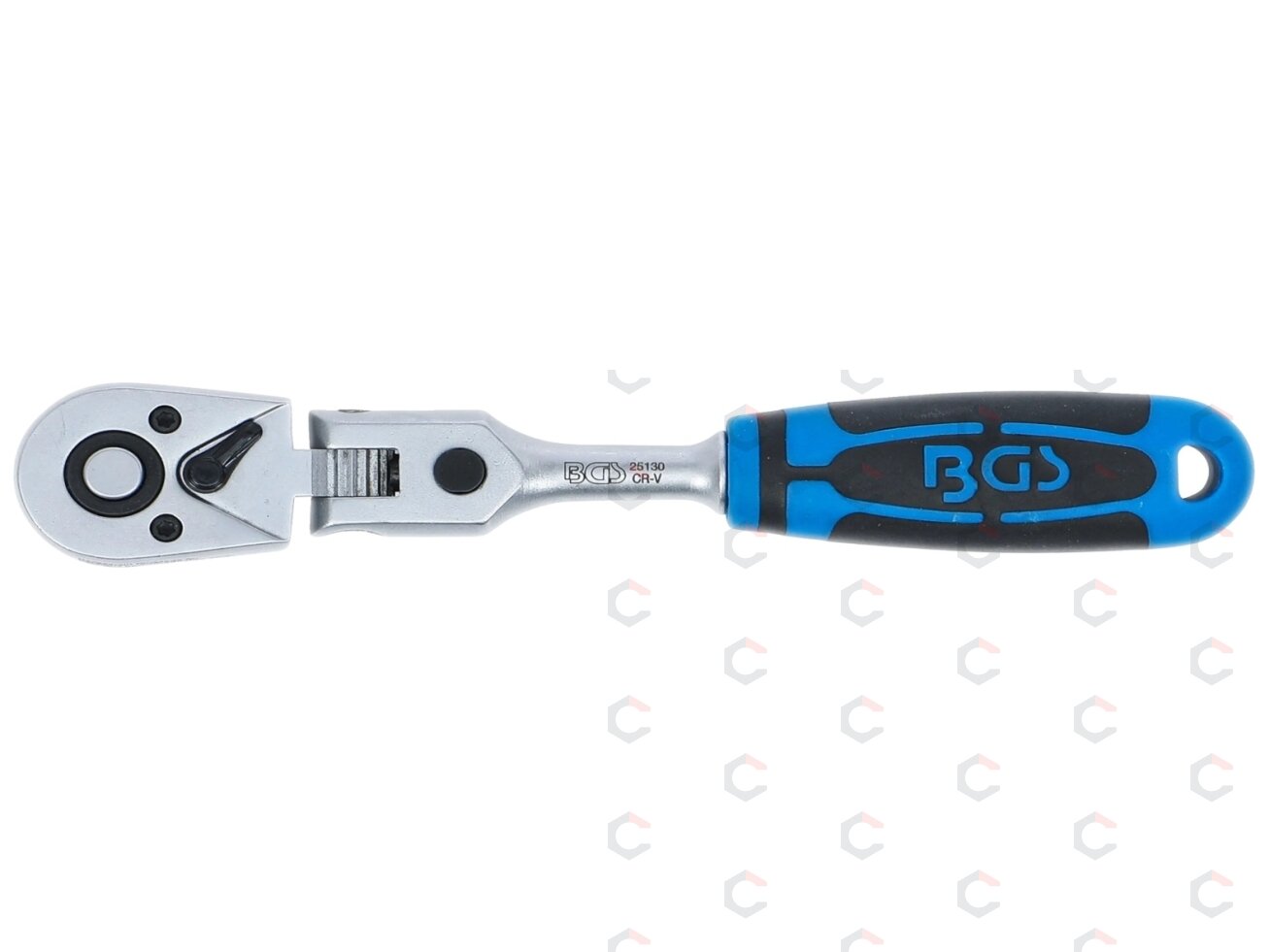 Terkšlė galvutėms lankstoma | su fiksuojamos padėties užraktu | 6.3 mm (1/4") | 165 mm (25130) 1 Terkšlė galvutėms lankstoma | su fiksuojamos padėties užraktu | 6.3 mm (1/4") | 165 mm (25130) 1
