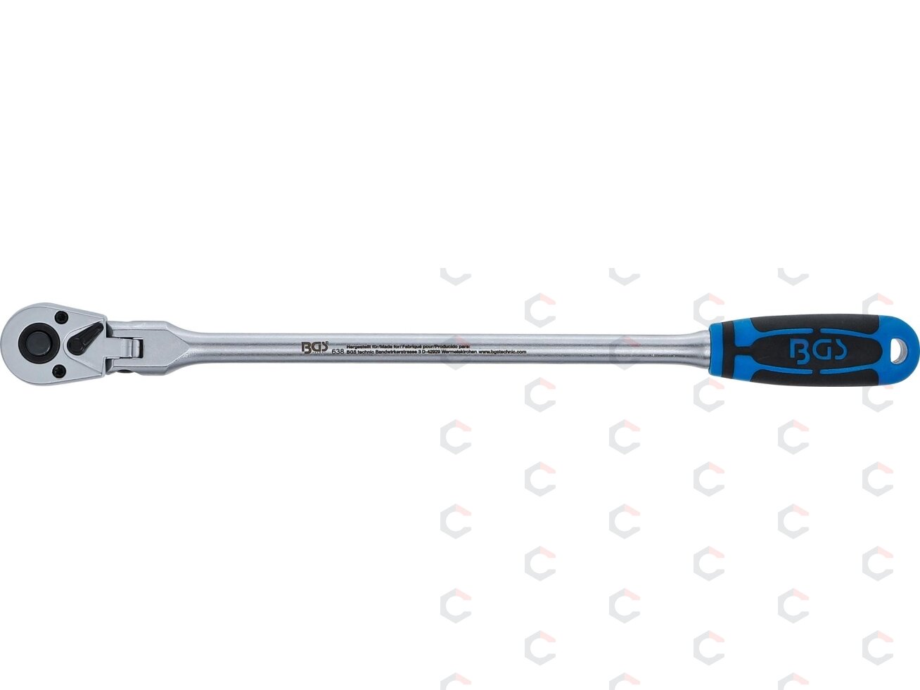 Terkšlė lanksti | ypač ilga | šarnyrinė | 6,3 mm (1/4") | 304 mm (638) 2 Terkšlė lanksti | ypač ilga | šarnyrinė | 6,3 mm (1/4") | 304 mm (638) 2