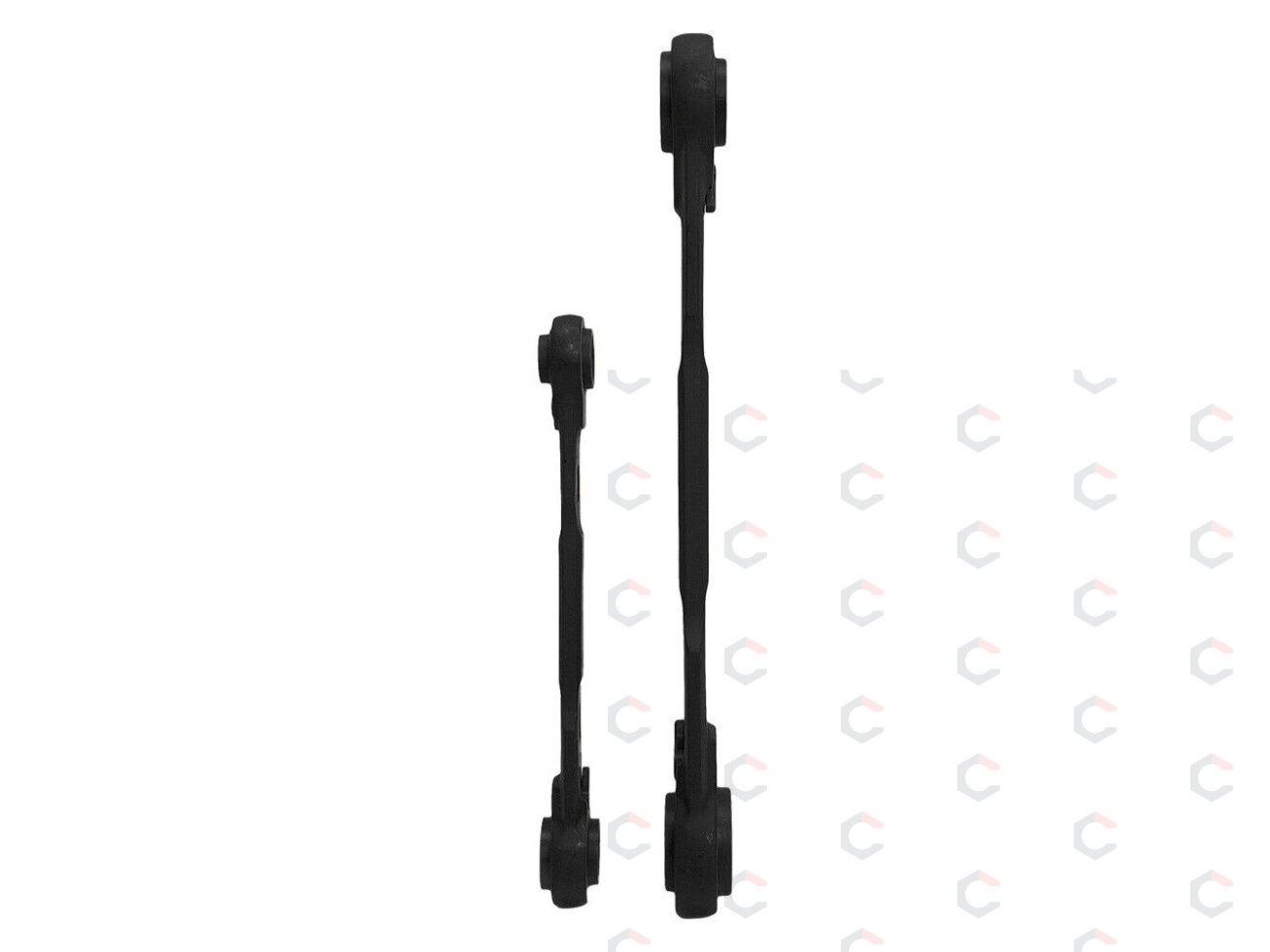 Terkšliniai daugiafunkciniai raktai | dvipusis su reversu | 4-in-1 | 2 vnt. (DRW2S) 8 Terkšliniai daugiafunkciniai raktai | dvipusis su reversu | 4-in-1 | 2 vnt. (DRW2S) 8