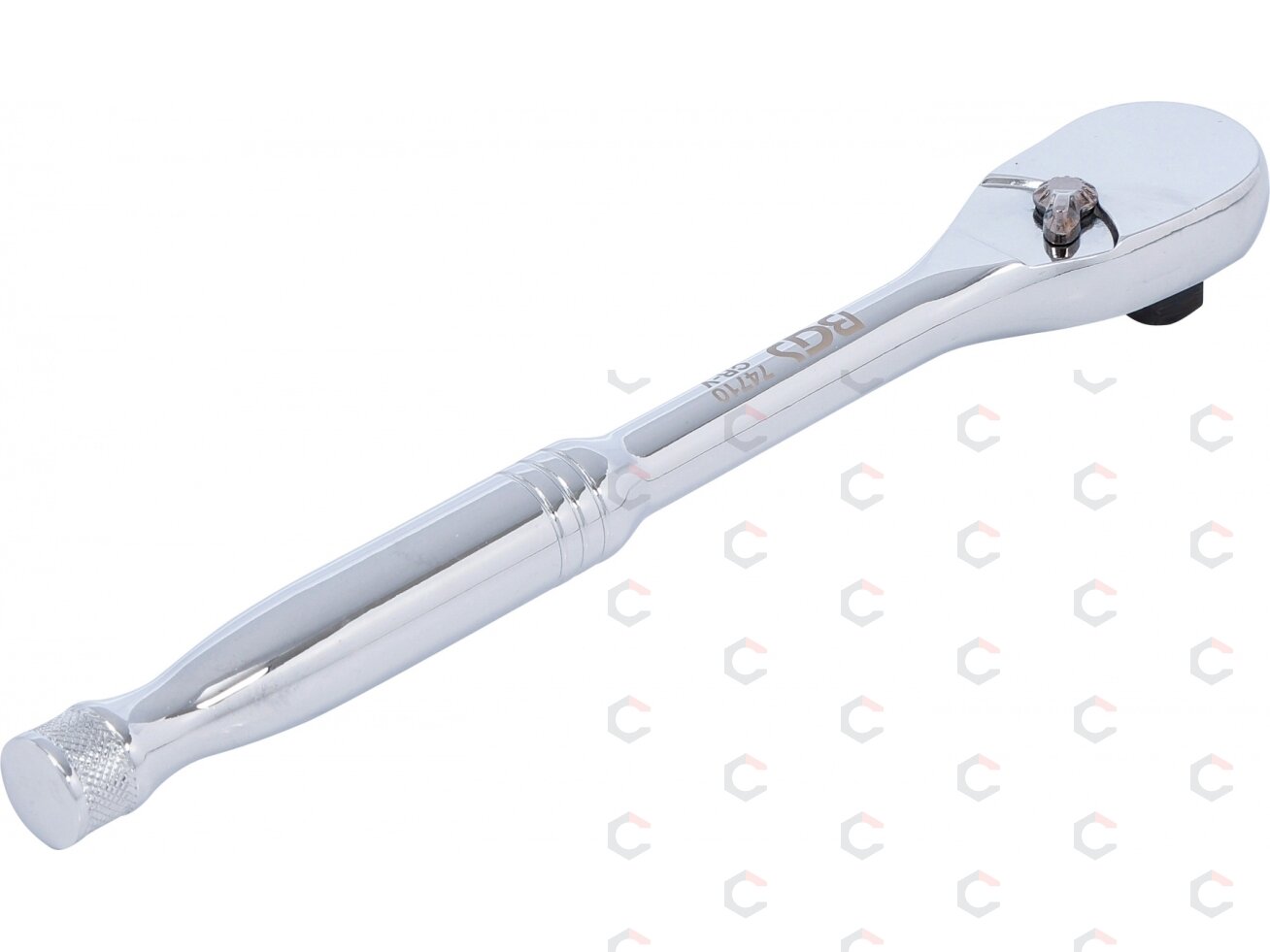 Terkšlinis raktas su perjungimu | 10 mm (3/8") | CrV | smulkūs dantukai (74710) 3 Terkšlinis raktas su perjungimu | 10 mm (3/8") | CrV | smulkūs dantukai (74710) 3