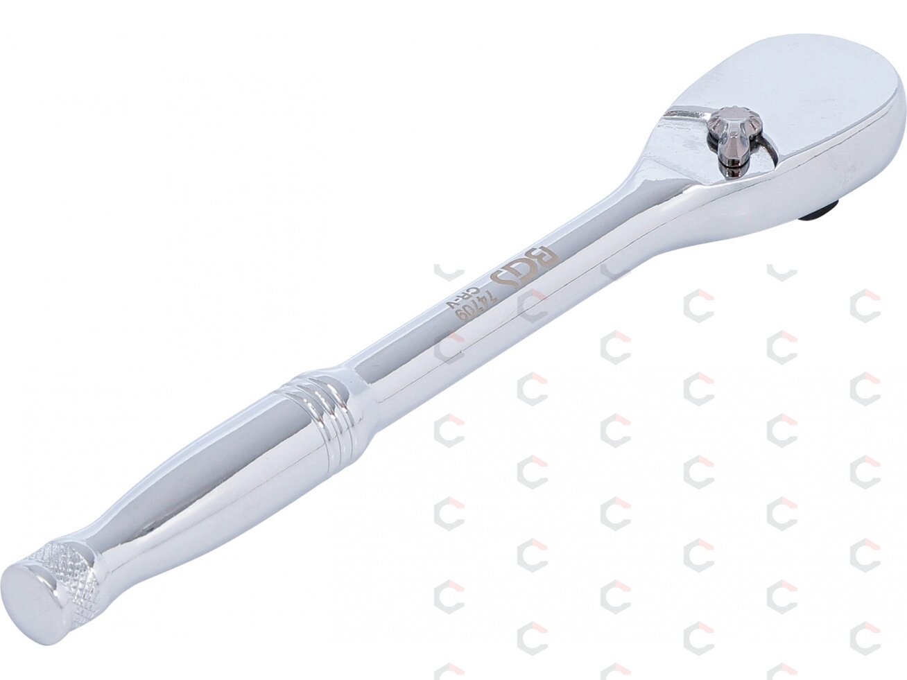 Terkšlinis raktas su perjungimu | 6.3 mm (1/4") | CrV | smulkūs dantukai (74709) 3 Terkšlinis raktas su perjungimu | 6.3 mm (1/4") | CrV | smulkūs dantukai (74709) 3