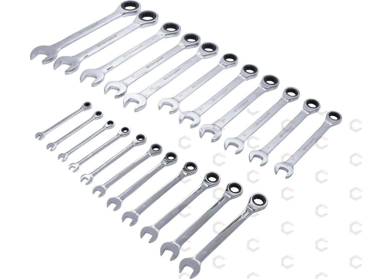 Terkšlinių raktų rinkinys | 6 - 32 mm | 22 vnt. (30009) 1 Terkšlinių raktų rinkinys | 6 - 32 mm | 22 vnt. (30009) 1