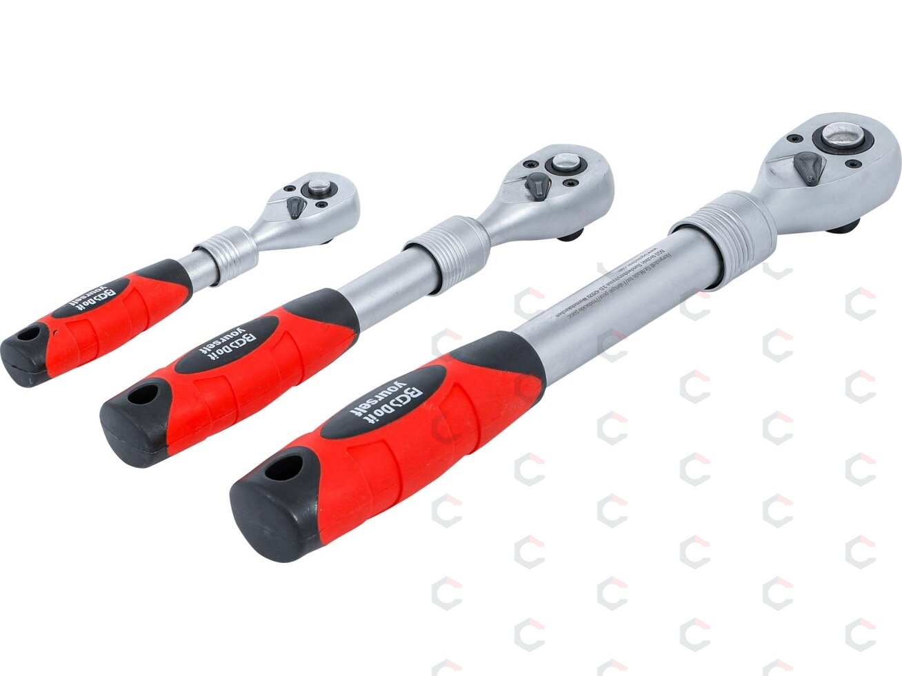 Terkšlių rinkinys | ištraukiamos | 6,3 mm (1/4") / 10 mm (3/8") / 12,5 mm (1/2") | 3 vnt. (72113) 1 Terkšlių rinkinys | ištraukiamos | 6,3 mm (1/4") / 10 mm (3/8") / 12,5 mm (1/2") | 3 vnt. (72113) 1