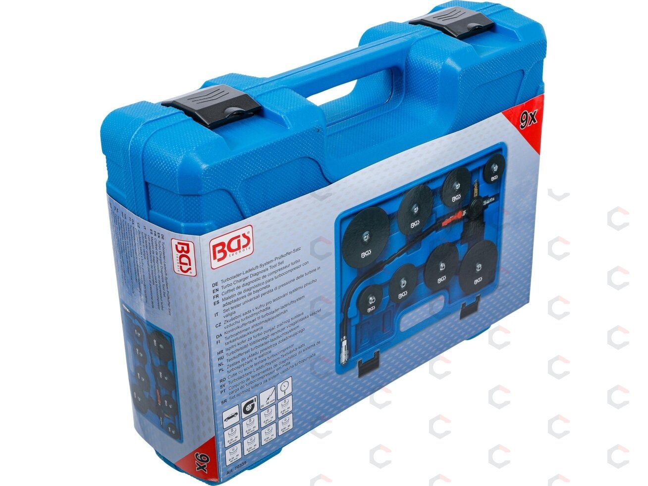 Testavimo rinkinys turbo sistemoms | 9 vnt. (70339) 5 Testavimo rinkinys turbo sistemoms | 9 vnt. (70339) 5