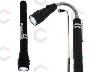 Teleskopinis magnetinis prožektorius su stipriais 3 LED diodais (QJPU-46) 2