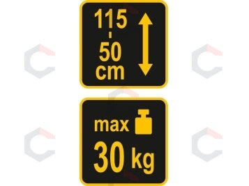 Teleskopinė atrama įtvaras | 50 -115 cm (29440) 3 Teleskopinė atrama įtvaras | 50 -115 cm (29440) 3