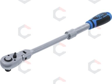 Terkšlė galvutėms ištraukiama, lanksti | 12.5 mm (1/2") | 350 - 490 mm (25127)