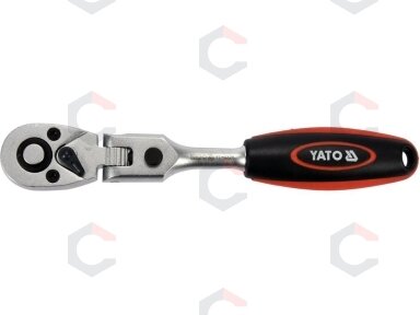 Terkšlė galvutėms lanksti, fiksuojama | 6.3 mm (1/4") (YT-0325)