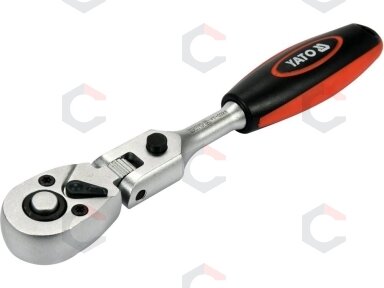 Terkšlė galvutėms lanksti, fiksuojama | 6.3 mm (1/4") (YT-0325)