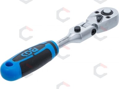 Terkšlė galvutėms lanksti, fiksuojama | išorinis kvadratas 6.3 mm (1/4") (285) Terkšlė galvutėms lanksti, fiksuojama | išorinis kvadratas 6.3 mm (1/4") (285)
