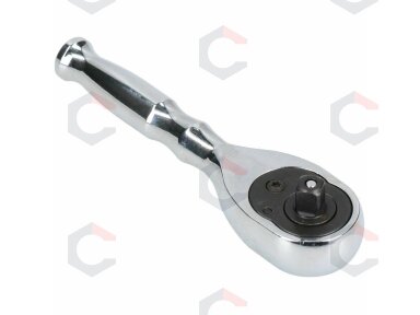 Terkšlė galvutėms | smulkūs dantukai | poliruota | 6.3 mm (1/4") (PA8014)
