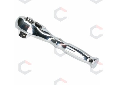 Terkšlė galvutėms | smulkūs dantukai | poliruota | 6.3 mm (1/4") (PA8014)