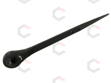 Terkšlė kūgio formos rankena | dvipusė / tylus mechanizmas / be dantukų | 10 mm (3/8") (H3036-3/8)