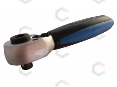 Terkšlė trumpa 1/4"+1/4"(6.3mm) antgaliams ir galvutėms "Stahlberg" (H5011704)