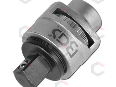 Terkšlinis adapteris | Smulkūs dantukai | išorinis kvadratas 12,5 mm (1/2") (2301)