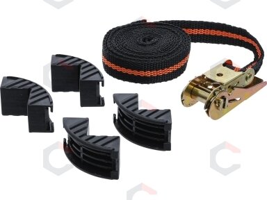 Terkšlinis diržas | su 4 apsauginiais kampukais | 5 x 25 mm (3554) Terkšlinis diržas | su 4 apsauginiais kampukais | 5 x 25 mm (3554)