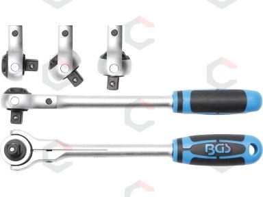 Terkšlinis raktas šarnyrinis 180° | smulkūs dantukai | 12.5 mm (1/2") (114) Terkšlinis raktas šarnyrinis 180° | smulkūs dantukai | 12.5 mm (1/2") (114)
