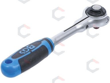 Terkšlinis raktas šarnyrinis 180° | smulkūs dantukai | 6.3 mm (1/4") (112) Terkšlinis raktas šarnyrinis 180° | smulkūs dantukai | 6.3 mm (1/4") (112)
