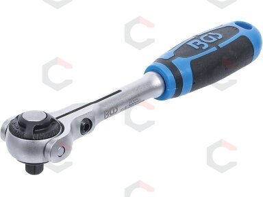 Terkšlinis raktas šarnyrinis 180° | smulkūs dantukai | 6.3 mm (1/4") (112) Terkšlinis raktas šarnyrinis 180° | smulkūs dantukai | 6.3 mm (1/4") (112)