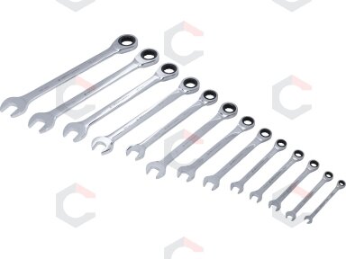Terkšlinių raktų rinkinys | 8-32 mm | 13 vnt. (30006) Terkšlinių raktų rinkinys | 8-32 mm | 13 vnt. (30006)