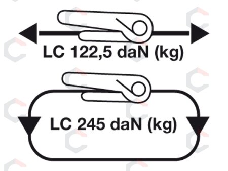 Terkšlinis diržas | su 4 apsauginiais kampukais | 5 x 25 mm (3554) 5 Terkšlinis diržas | su 4 apsauginiais kampukais | 5 x 25 mm (3554) 5