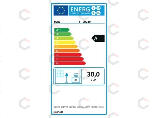 Tepalinis šildytuvas | 30 kW (YT-99739) 1 Tepalinis šildytuvas | 30 kW (YT-99739) 1