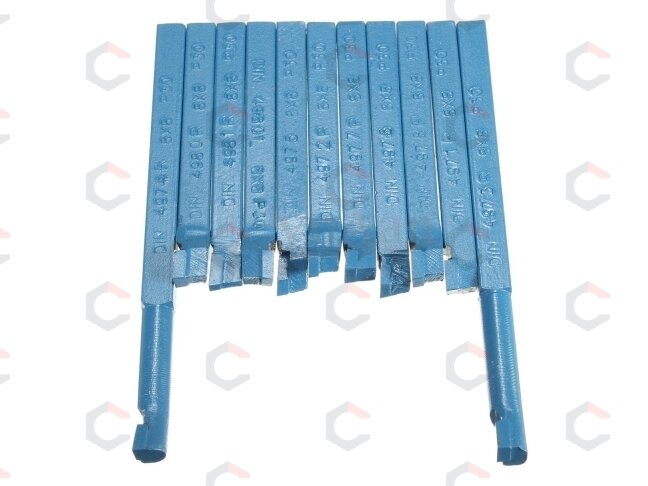 Tekinimo peilių rinkinys | 10x10 mm | 11 vnt. (9925V) 3 Tekinimo peilių rinkinys | 10x10 mm | 11 vnt. (9925V) 3