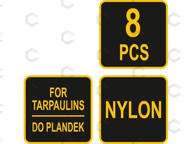 Tentų / palapinių tvirtinimai | su varžtu | 8 vnt (85170) 2 Tentų / palapinių tvirtinimai | su varžtu | 8 vnt (85170) 2
