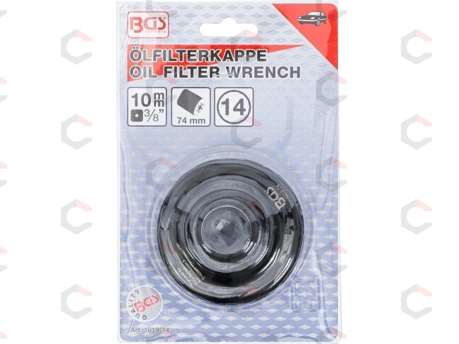 Tepalo filtro lėkštelė | 14 kampų | Ø 74 mm | Mercedes-Benz, VW (1019-74) 2 Tepalo filtro lėkštelė | 14 kampų | Ø 74 mm | Mercedes-Benz, VW (1019-74) 2