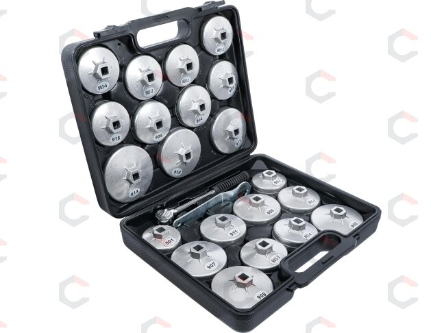 Tepalo filtro lėkštelių rinkinys | lietas aliuminis | 12,5 mm (1/2") | 23 vnt. (1035) 1 Tepalo filtro lėkštelių rinkinys | lietas aliuminis | 12,5 mm (1/2") | 23 vnt. (1035) 1