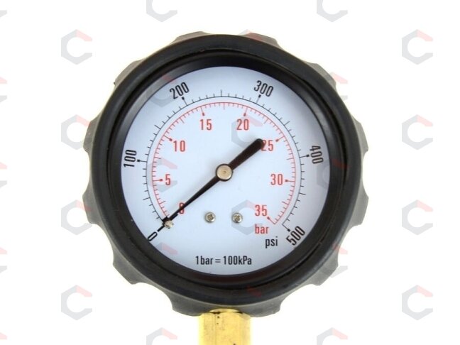 Tepalo slėgio matuoklis su antgaliais | 0–35 bar (0–500 PSI) | ilga žarna (57675V) 4 Tepalo slėgio matuoklis su antgaliais | 0–35 bar (0–500 PSI) | ilga žarna (57675V) 4