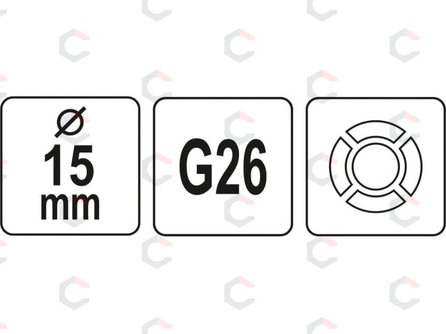 Tepimo adapteris | 4 dantukai (YT-07102) 3 Tepimo adapteris | 4 dantukai (YT-07102) 3