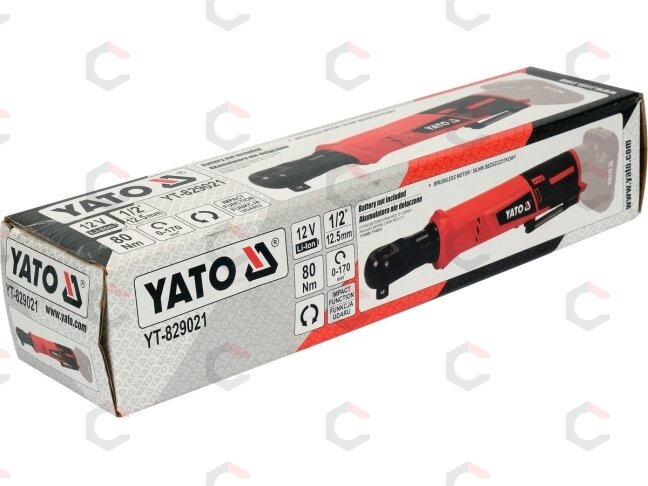 Terkšlė akumuliatorinė smūginė bešepetėlinė | 12.5 mm (1/2") | 12V 80 NM | be akumuliatoriaus (YT-829021) 2 Terkšlė akumuliatorinė smūginė bešepetėlinė | 12.5 mm (1/2") | 12V 80 NM | be akumuliatoriaus (YT-829021) 2
