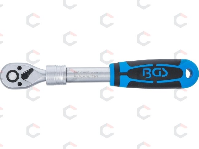 Terkšlė galvutėms ištraukiama | 10 mm (3/8") | 240 - 345 mm (25121) 2 Terkšlė galvutėms ištraukiama | 10 mm (3/8") | 240 - 345 mm (25121) 2