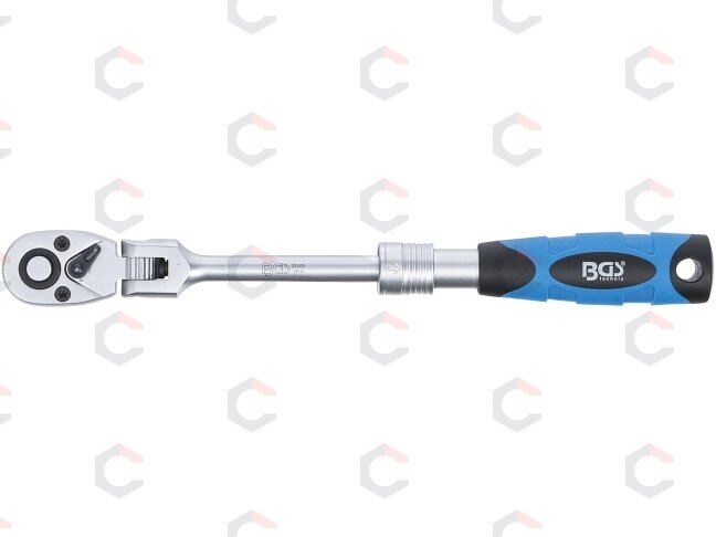 Terkšlė galvutėms ištraukiama, vartoma | 6.3 mm (1/4") | 175 - 225 mm (25105) 6 Terkšlė galvutėms ištraukiama, vartoma | 6.3 mm (1/4") | 175 - 225 mm (25105) 6