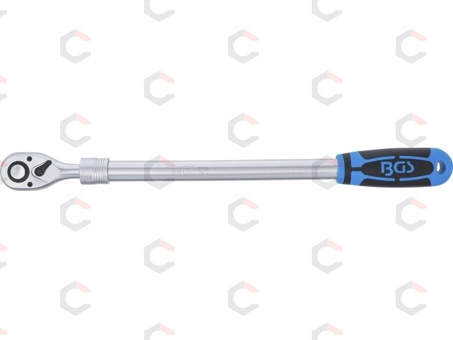 Terkšlė galvutėms ištraukiama | ypač ilga | 12.5 mm (1/2") | 455 - 595 mm (25124) 2