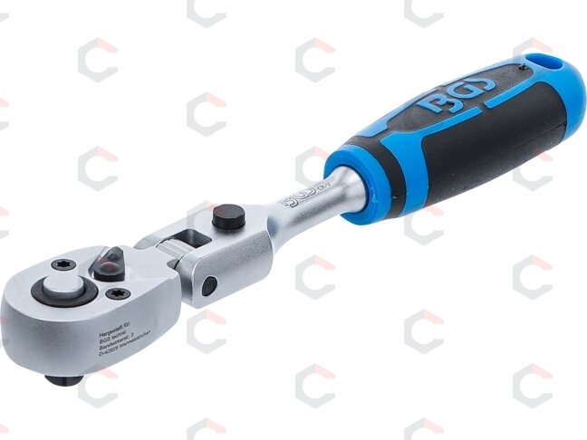 Terkšlė galvutėms lanksti, fiksuojama | išorinis kvadratas 6.3 mm (1/4") (285) Terkšlė galvutėms lanksti, fiksuojama | išorinis kvadratas 6.3 mm (1/4") (285)