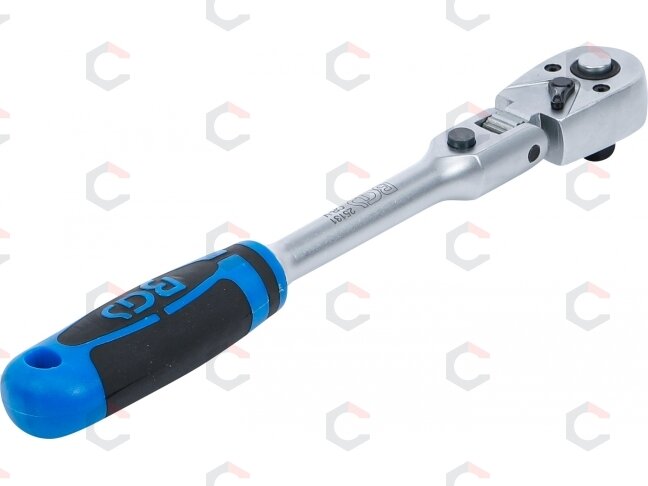 Terkšlė galvutėms lankstoma | su fiksuojamos padėties užraktu | 10 mm (3/8") | 245 mm (25131) 3 Terkšlė galvutėms lankstoma | su fiksuojamos padėties užraktu | 10 mm (3/8") | 245 mm (25131) 3