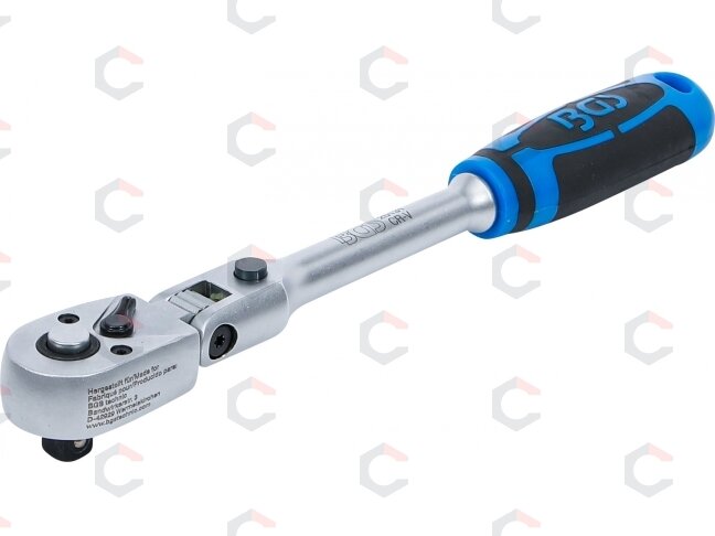 Terkšlė galvutėms lankstoma | su fiksuojamos padėties užraktu | 10 mm (3/8") | 245 mm (25131) Terkšlė galvutėms lankstoma | su fiksuojamos padėties užraktu | 10 mm (3/8") | 245 mm (25131)