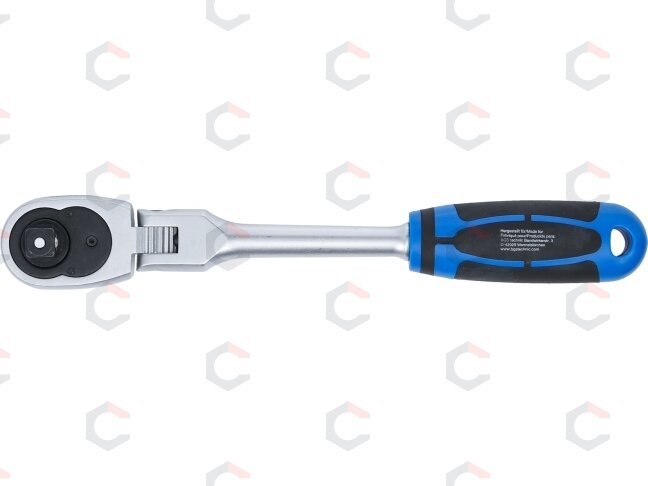 Terkšlė galvutėms lankstoma | su fiksuojamos padėties užraktu | 12.5 mm (1/2") | 295 mm (25132) 4 Terkšlė galvutėms lankstoma | su fiksuojamos padėties užraktu | 12.5 mm (1/2") | 295 mm (25132) 4