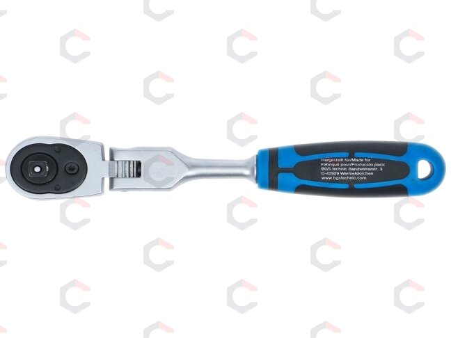 Terkšlė galvutėms lankstoma | su fiksuojamos padėties užraktu | 6.3 mm (1/4") | 165 mm (25130) 4 Terkšlė galvutėms lankstoma | su fiksuojamos padėties užraktu | 6.3 mm (1/4") | 165 mm (25130) 4