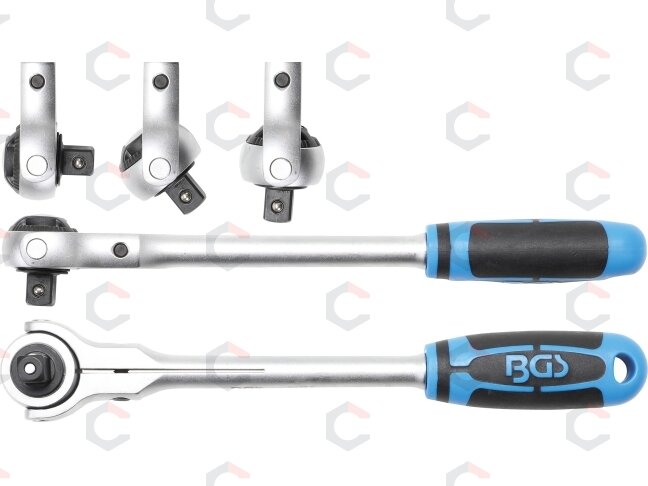 Terkšlinis raktas šarnyrinis 180° | smulkūs dantukai | 12.5 mm (1/2") (114) Terkšlinis raktas šarnyrinis 180° | smulkūs dantukai | 12.5 mm (1/2") (114)