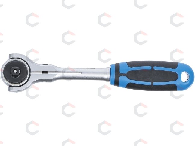 Terkšlinis raktas šarnyrinis 180° | smulkūs dantukai | 6.3 mm (1/4") (112) 4 Terkšlinis raktas šarnyrinis 180° | smulkūs dantukai | 6.3 mm (1/4") (112) 4