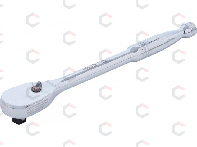 Terkšlinis raktas su perjungimu | 12.5 mm (1/2") | CrV | smulkūs dantukai (74711) Terkšlinis raktas su perjungimu | 12.5 mm (1/2") | CrV | smulkūs dantukai (74711)
